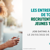 affiche Job Dating à Toulouse : aider les jeunes éloignés de l’emploi !