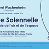 affiche Distinctions Aéronautiques & Spatiales 2022-Séance Solennelle de l’Académie de l'air et de l'espace