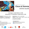 affiche Vernissage de l'exposition "Cieux et Sommes" de Jérôme Souillot