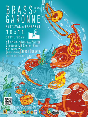 Brass dans la Garonne 2022 - Festival de fanfares